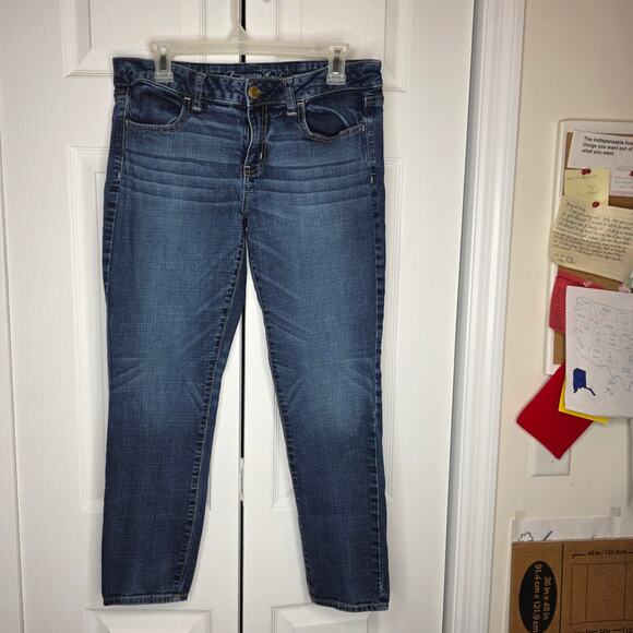 American Eagle Super Stretch Jegging Sz 12 Short - Picture 2 of 10